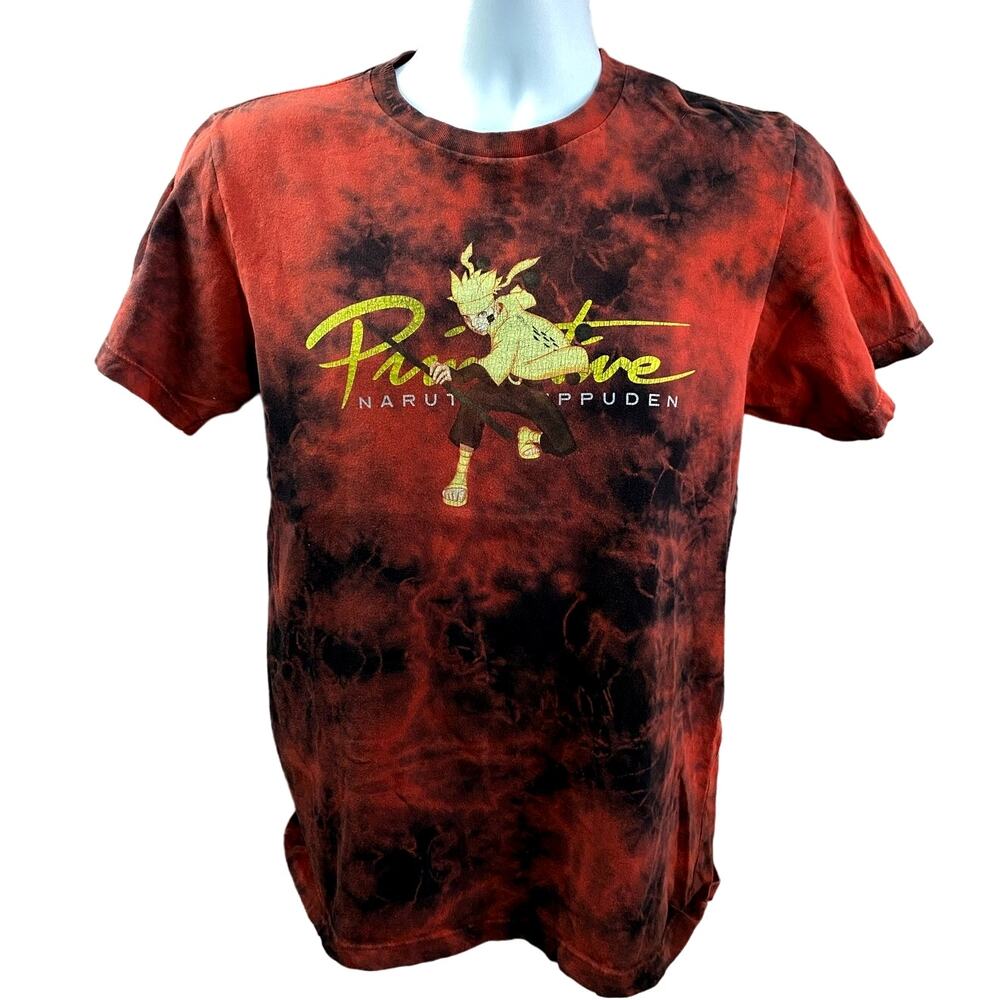 Primitive NARUTO SHIPPUDEN Tie Dye Anime T-Shirt 2007 Size Small